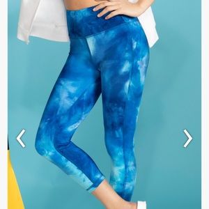 Peach Summer Swell Capri leggings